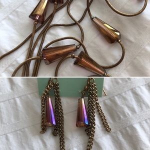 Earring and necklace set